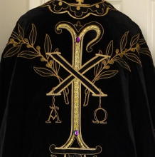 9126 Black Gothic Vestment